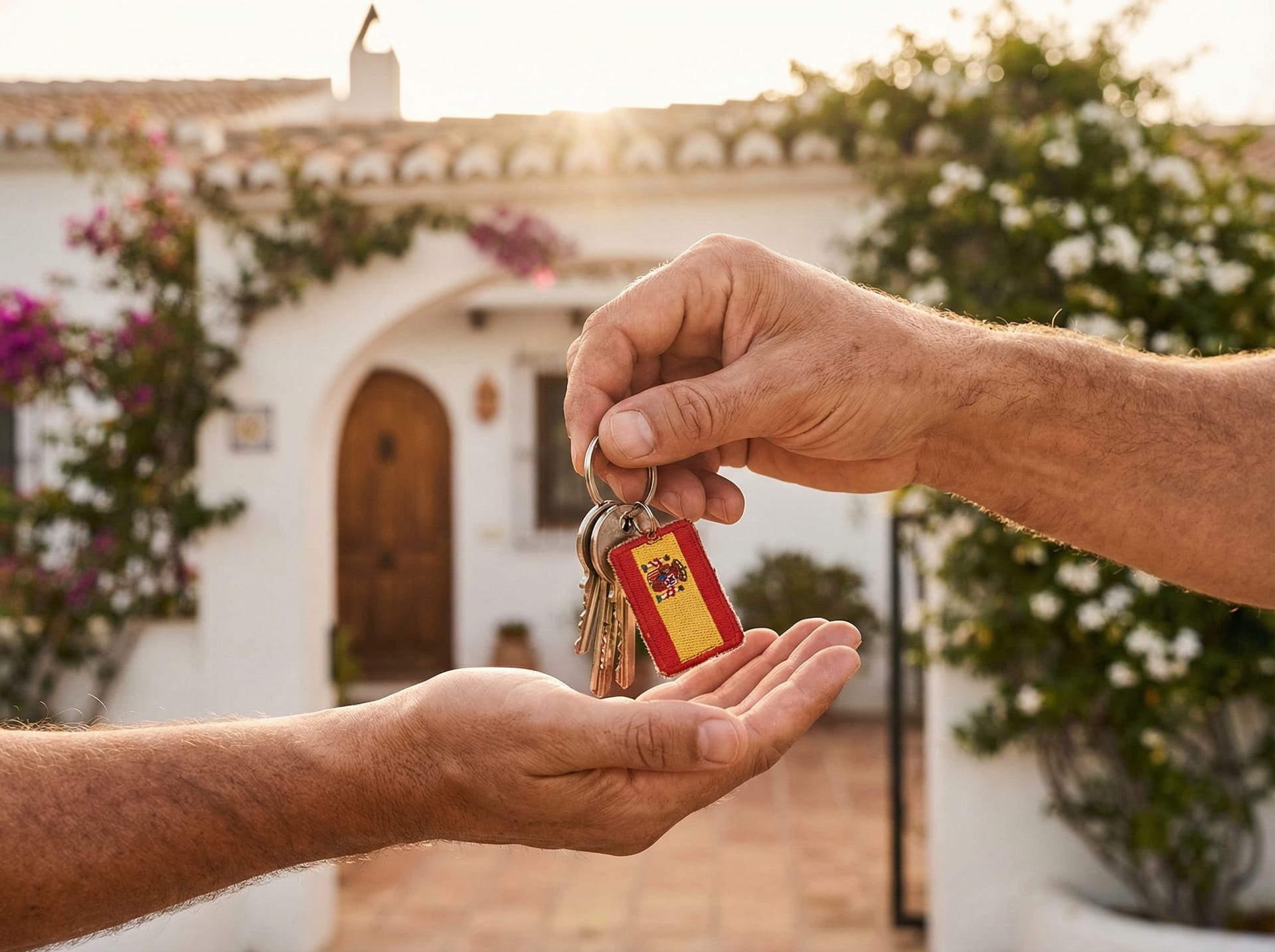 Lyckad fastighetsförsäljning — mäklare med nöjda säljare